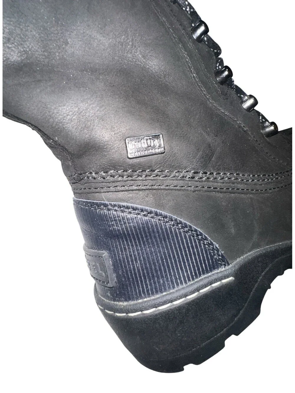 Sorel Women Whistler Tall Boot Black Stone Waterproof NL2984 010 - size 7.5